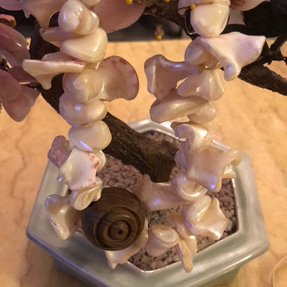 Antique chunky mop necklace